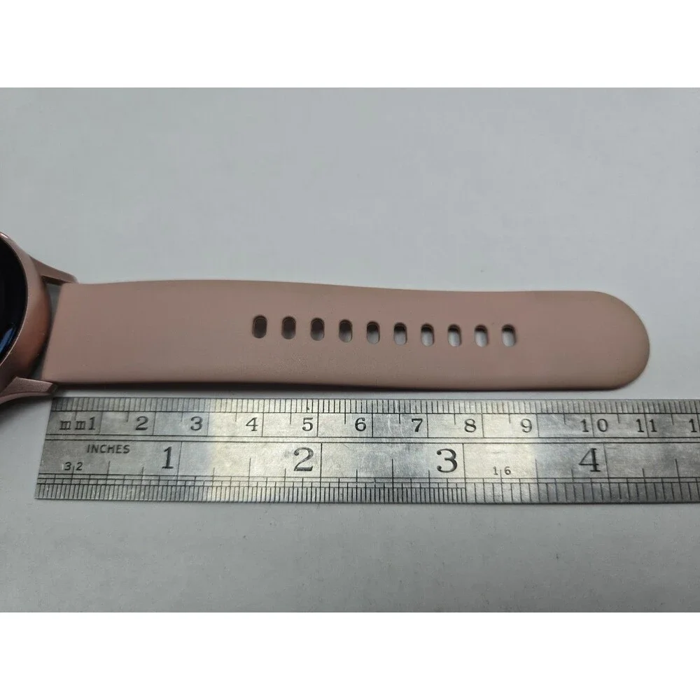 Samsung Galaxy Watch Active2 40mm Pink Aluminum GPS Bluetooth Smartwatch *READ